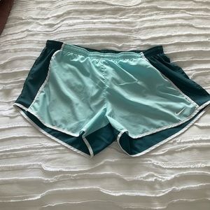 Teal and blue Large Nike Running Shorts